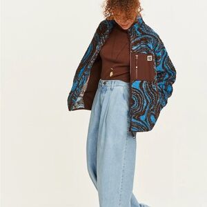 NWT Lucy and Yak Cole Jeans in Light Wash Blue SZ W36